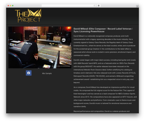Sonaar music pro WordPress plugin - davidmikeal.com