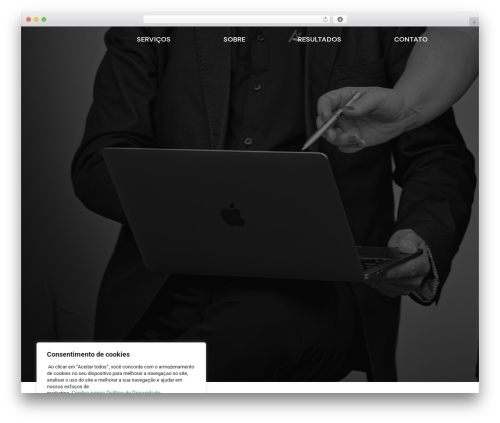 Hello Elementor WordPress theme design - alcancegestao.net