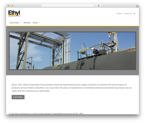 Hydrogen WordPress theme - ethyl.com