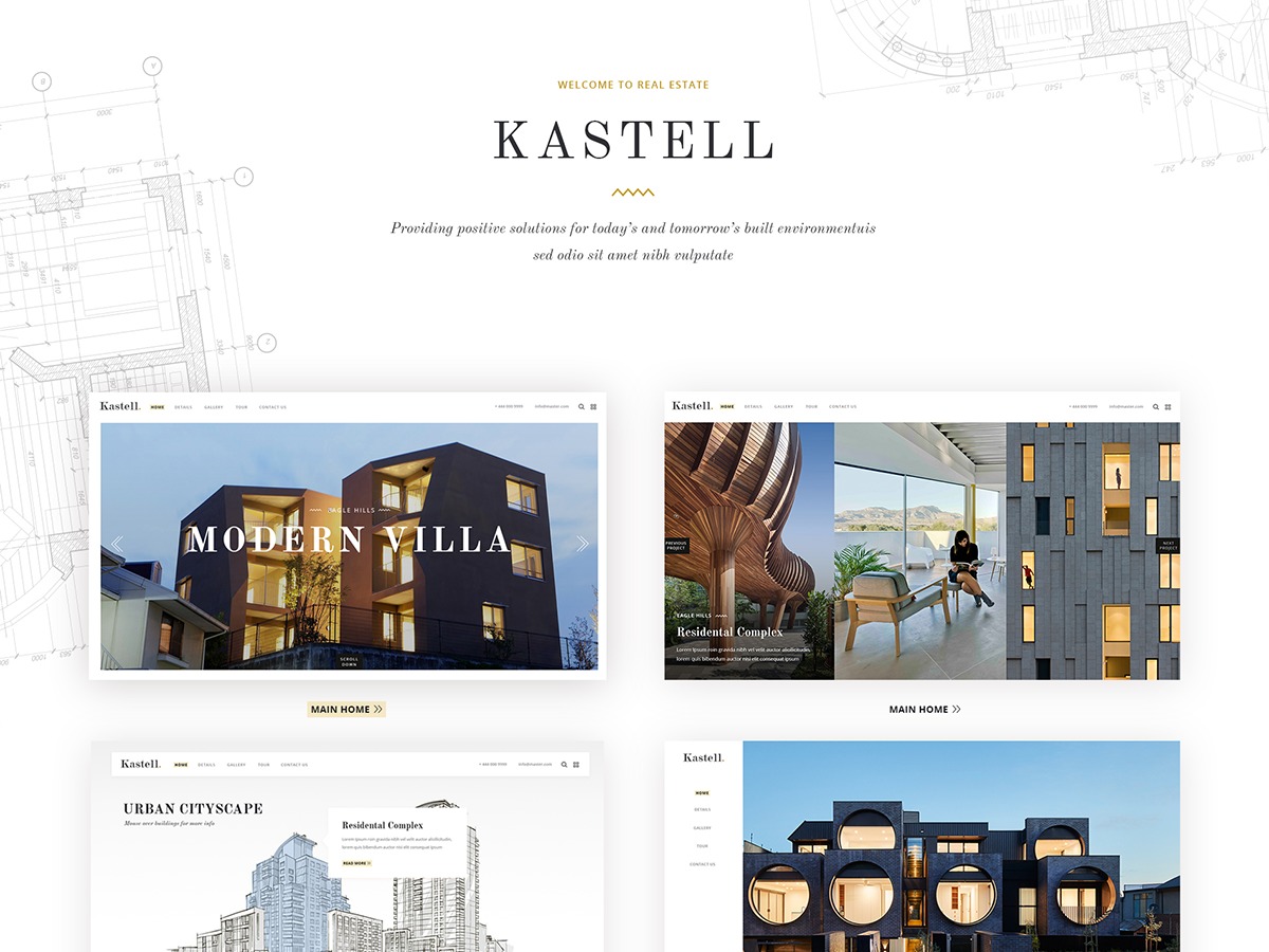 Kastell Child WordPress website template