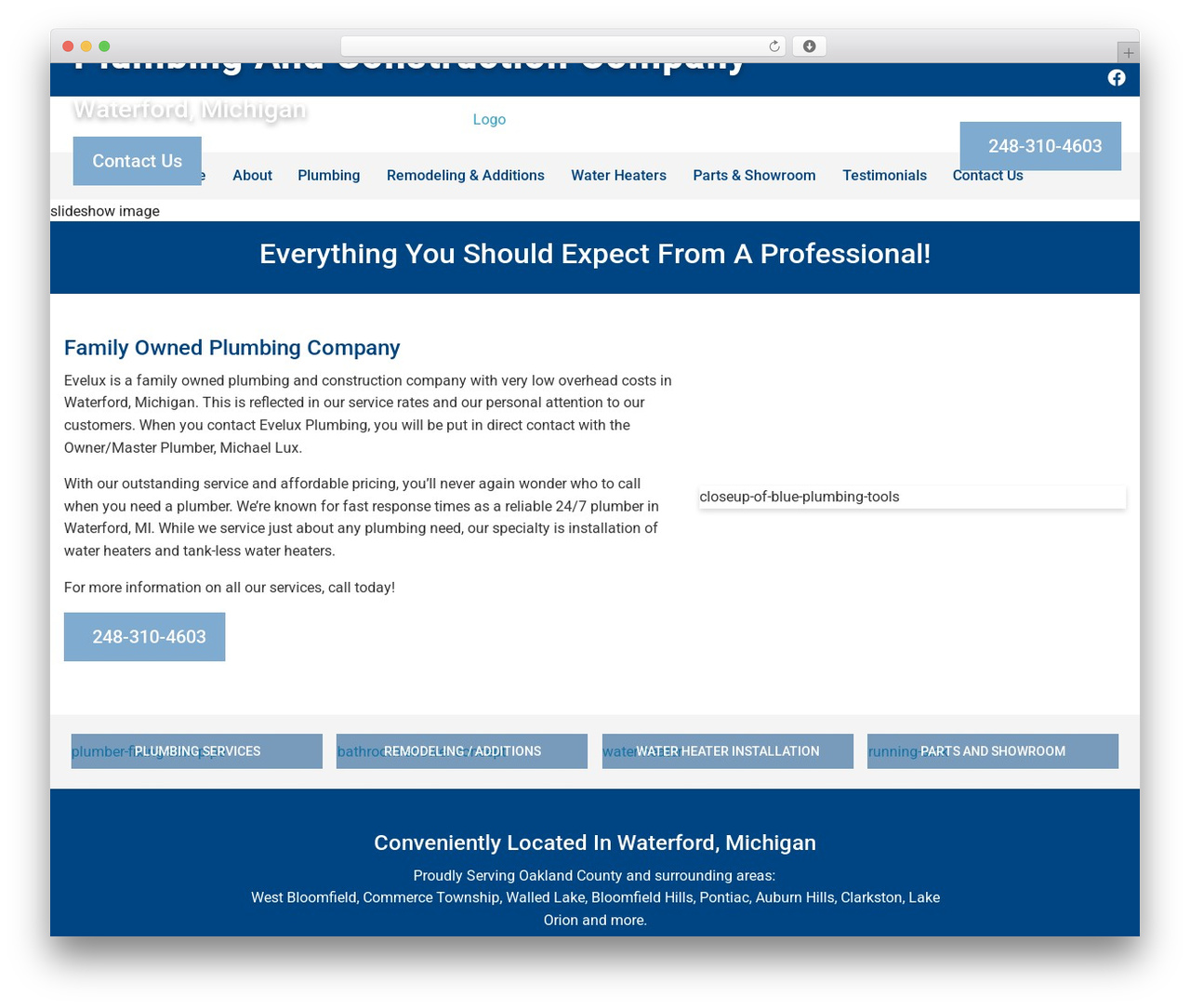 kdw-framework4 theme WordPress - eveluxplumbing.com