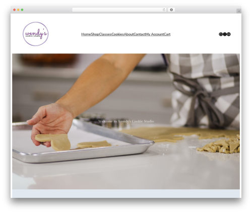 Ona best WordPress theme - wendyscookiestudio.com