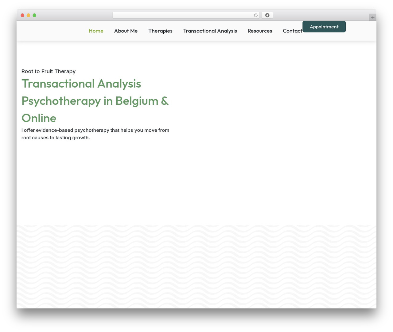 WordPress theme Daspal - roottofruittherapy.com