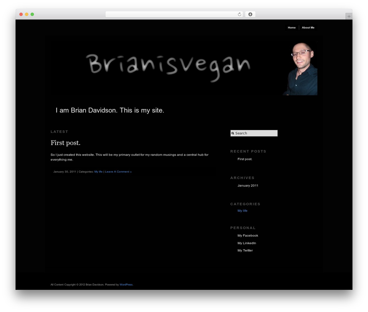 WordPress theme Modularity Lite - brianisvegan.com WordPress theme Modularity Lite - brianisvegan.com