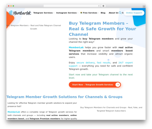 اونوم theme WordPress - memberlak.com