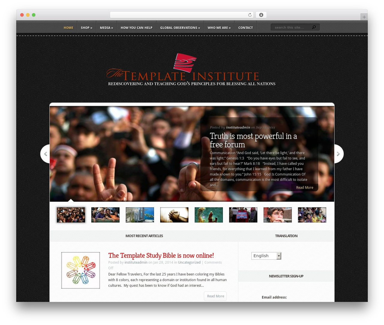 Aggregate WordPress theme design - templateinstitute.com Aggregate WordPress theme design - templateinstitute.com