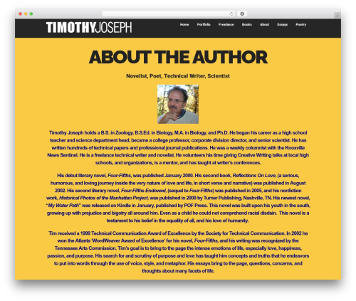Barrci Theme theme WordPress - timothyjoseph.net