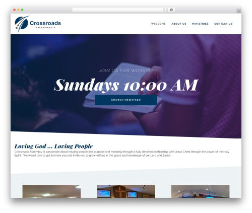 Beaver Builder Theme WordPress theme - crossroadsaog.org