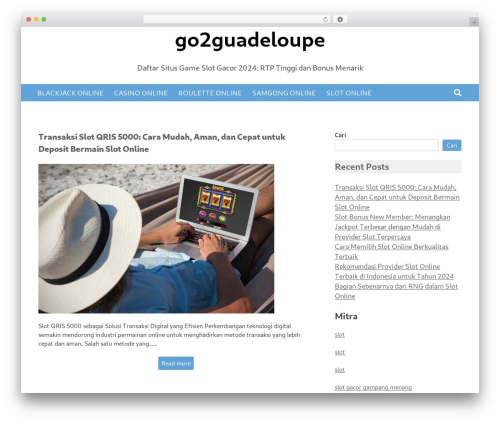 blogtrip WordPress theme - go2guadeloupe.com