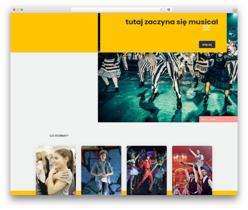 Divi theme WordPress - akademiamusicalowa.pl