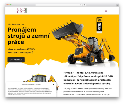 Divi theme WordPress - sfrental-cz.cz