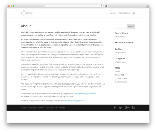 Slidedeck2 personal WordPress plugin - thevibesystem.com