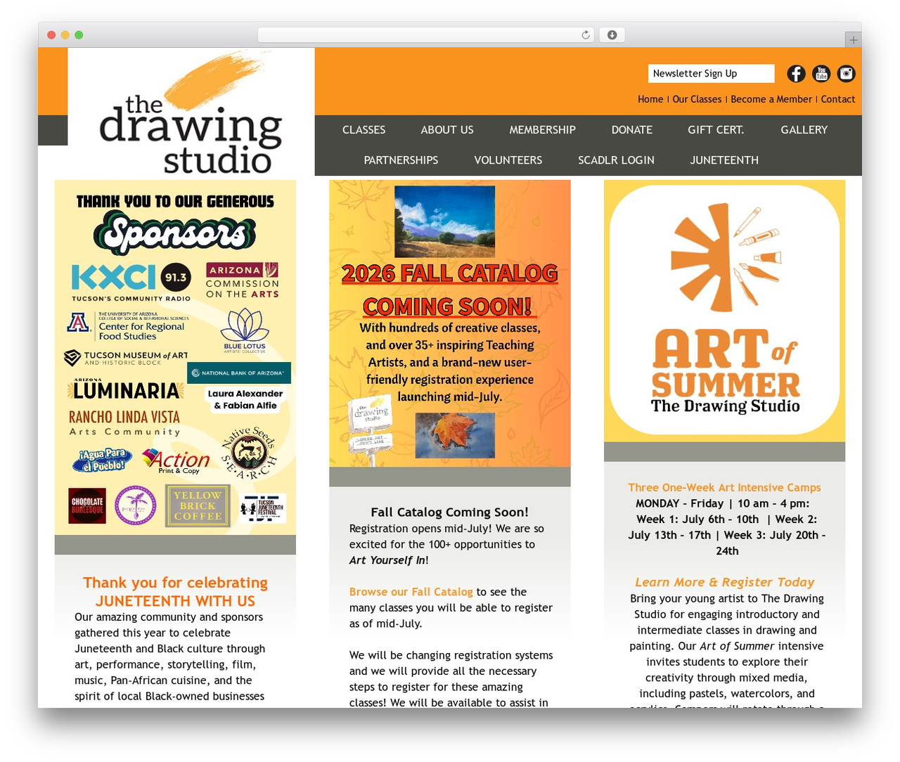 HBD Custom WordPress theme - thedrawingstudiotds.org