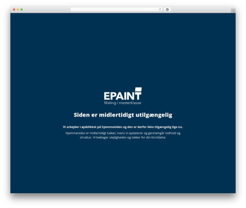 Hello Elementor theme WordPress - epaint.dk