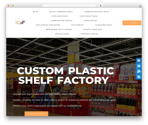 Yansir b2b WordPress plugin - plastirack.com