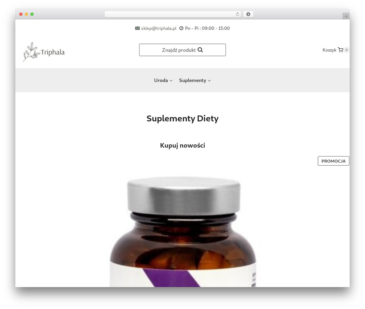 Kadence WordPress theme - triphala.pl