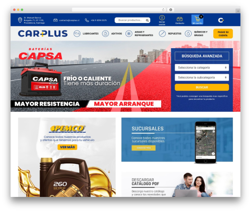 Theme WordPress CarPlus - carplus.cl