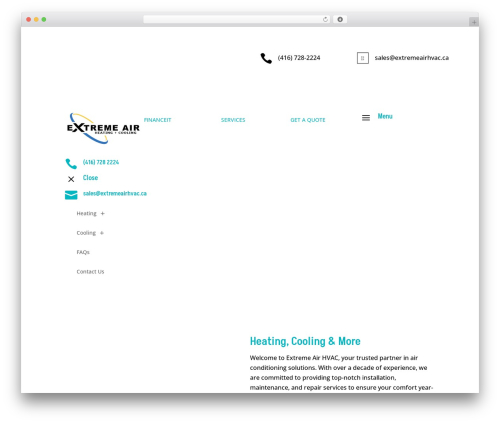 Theme WordPress Divi - extremeairhvac.ca