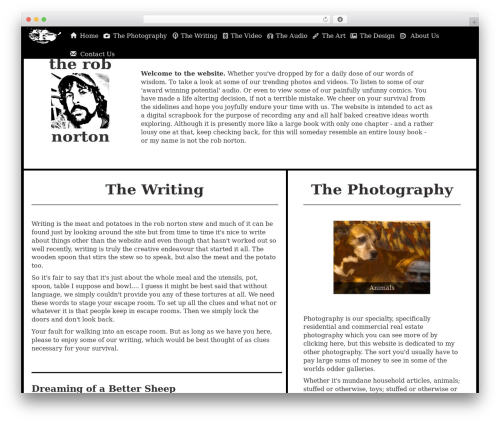 Webresented WordPress theme - therobnorton.com