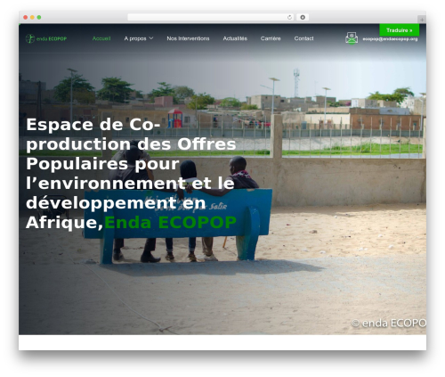 WordPress theme Lenity - endaecopop.org