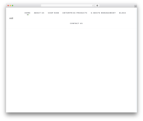 WordPress theme Mill - mis-pl.com