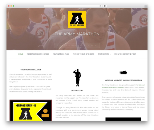 WordPress theme Treeson - thearmymarathon.com