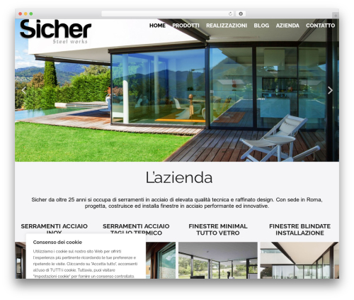 Cherry Framework top WordPress theme - infissiinoxroma.com