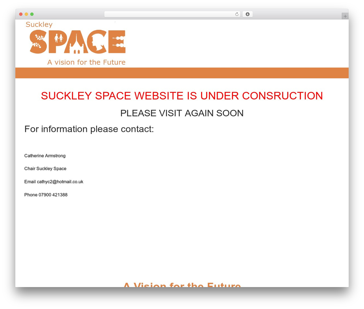 Customify theme WordPress - suckleyspace.org.uk