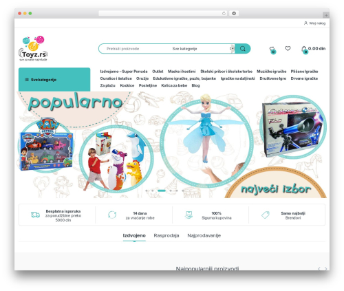 Electro WordPress theme - toyz.rs