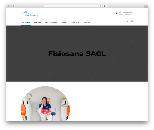 HouseMed WordPress theme - fisiosana.ch