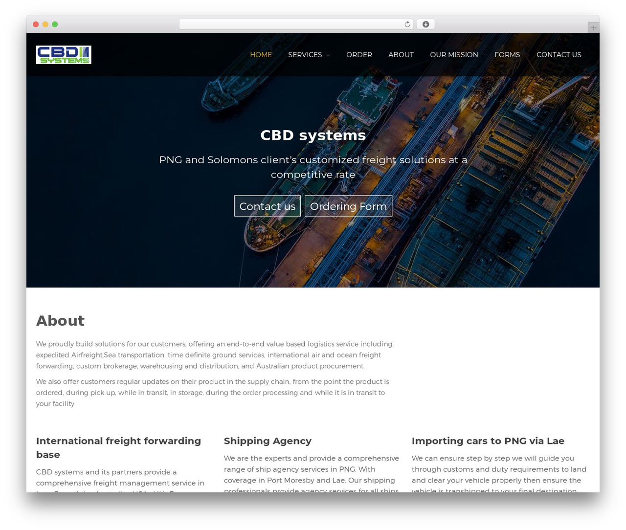 Transfast theme WordPress - cbdsystems.com