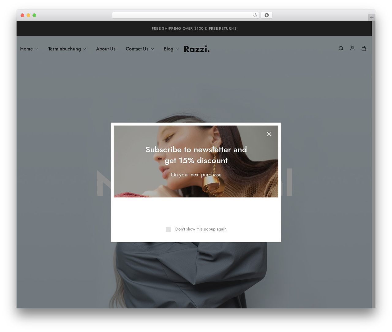Razzi theme WordPress - bellebeauty-shop.com