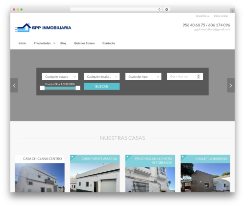 Realty (Shared by JOJOThemes.com) WordPress theme - gppinmobiliaria.com