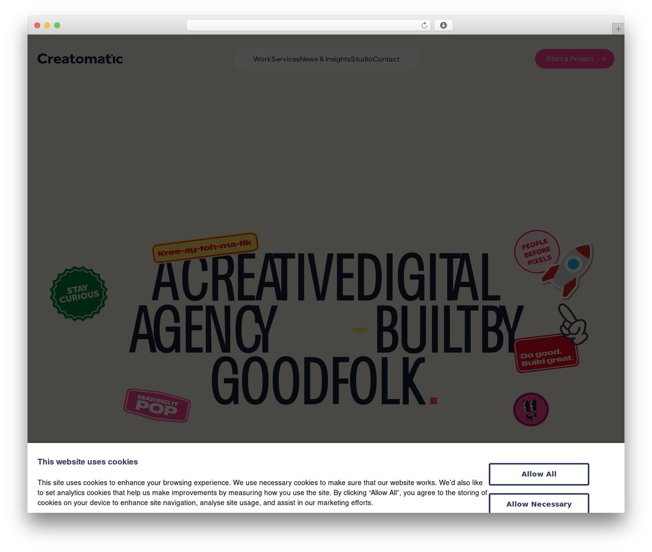 WordPress theme Creatomatic WordPress Framework - creatomatic.co.uk