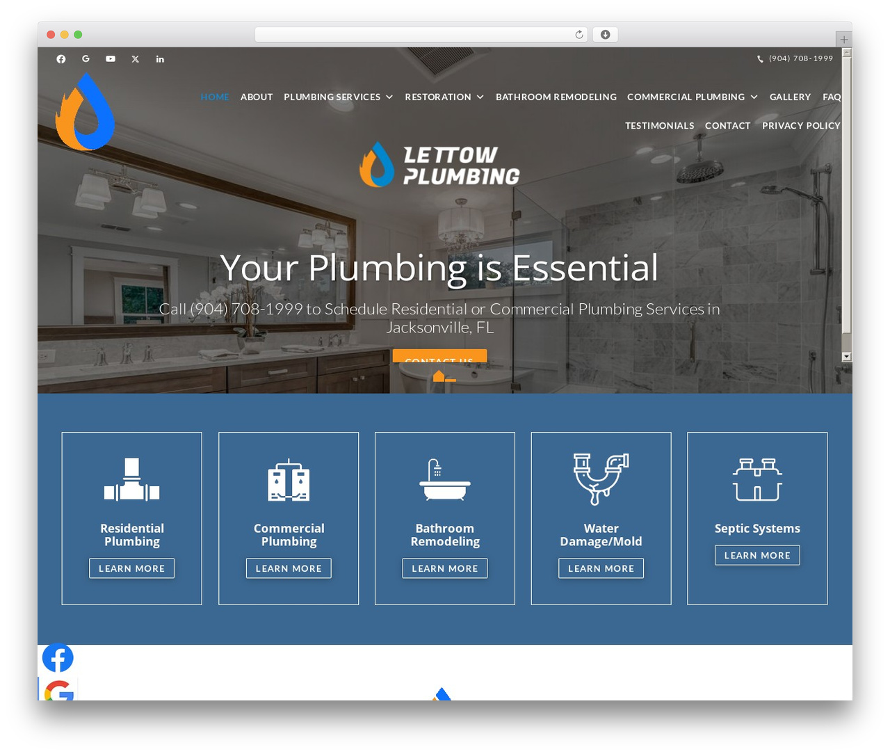 WordPress theme Bike Shop - lettowplumbing.com
