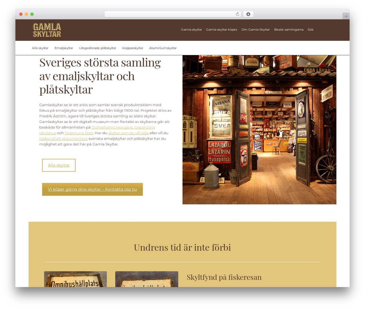 WordPress theme Storefront - gamlaskyltar.se WordPress theme Storefront - gamlaskyltar.se
