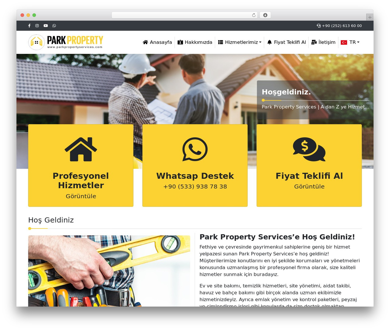 WordPress theme wp_v1 - www.parkpropertyservices.com