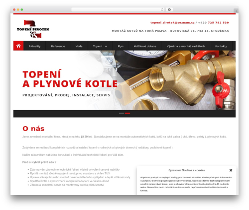 Corpus theme WordPress - www.topeni-sirotek.cz
