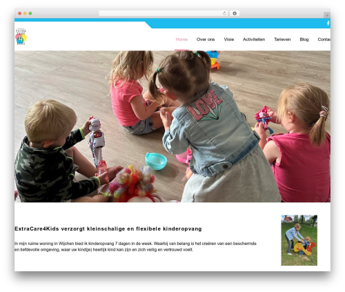 Indro WordPress theme - extracare4kids.com
