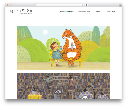 Maree WordPress theme - kellyraebahr.com