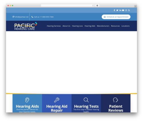Automattic for agencies client WordPress plugin - pacifichearingcare.com