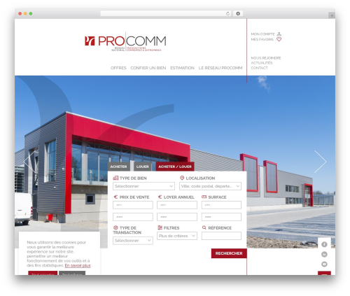 Theme WordPress Procomm - procomm.fr