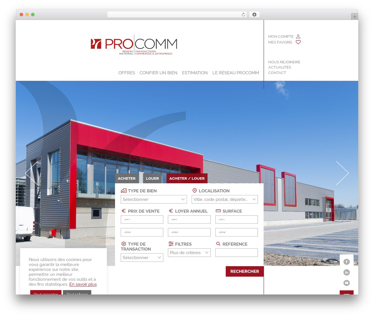 Theme WordPress Procomm - procomm.fr