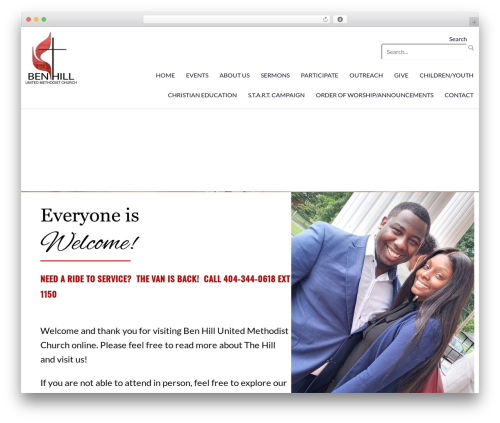 Ezchurch WordPress plugin - benhillumc.org