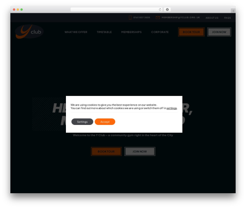 WordPress theme Platform81 Theme - yclub.org.uk