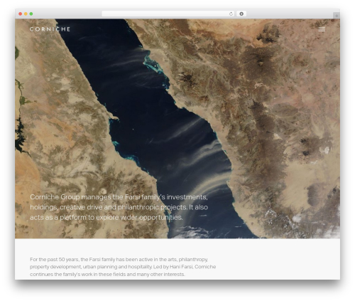 Corniche theme WordPress - corniche-group.com
