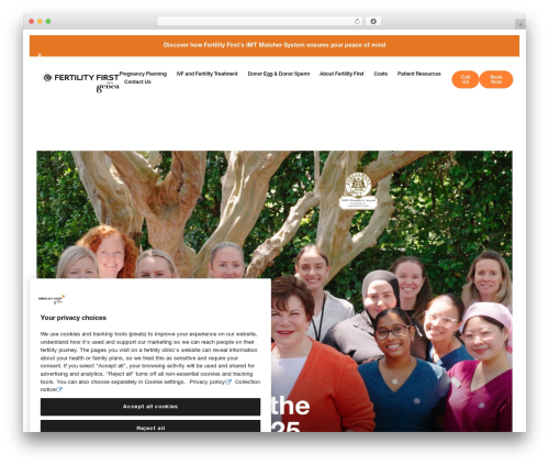 fertility-first WordPress theme - fertilityfirst.com.au