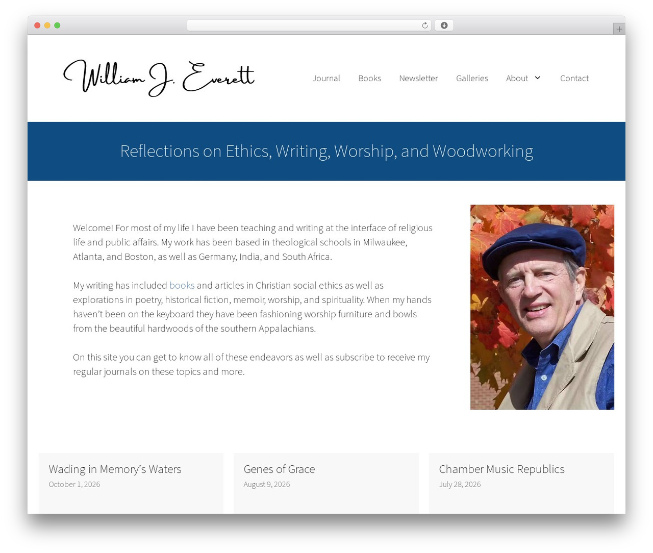 GeneratePress theme WordPress - williameverett.com
