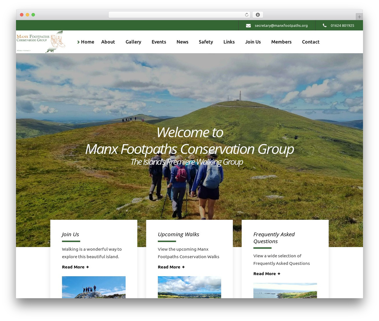Klippe WordPress theme - manxfootpaths.org