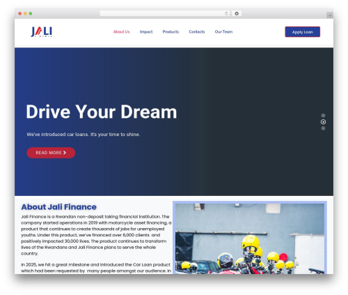 Liviza WordPress theme - jalifinance.com
